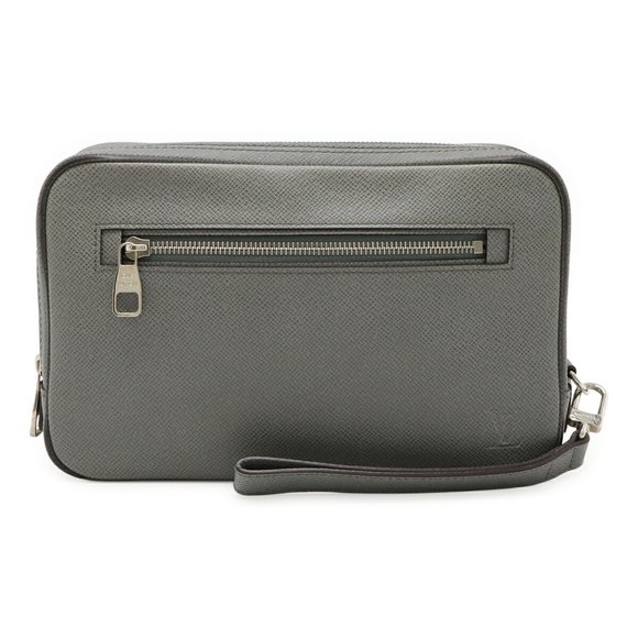 LOUIS VUITTON Taiga Neo Pavel Second Bag/Clutch Bag in Glacier Gray Leather - Picture 2 of 9